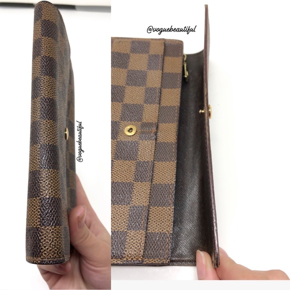 Louis Vuitton Sarah Wallet Damier Ebene Authentic - Picture 8 of 8